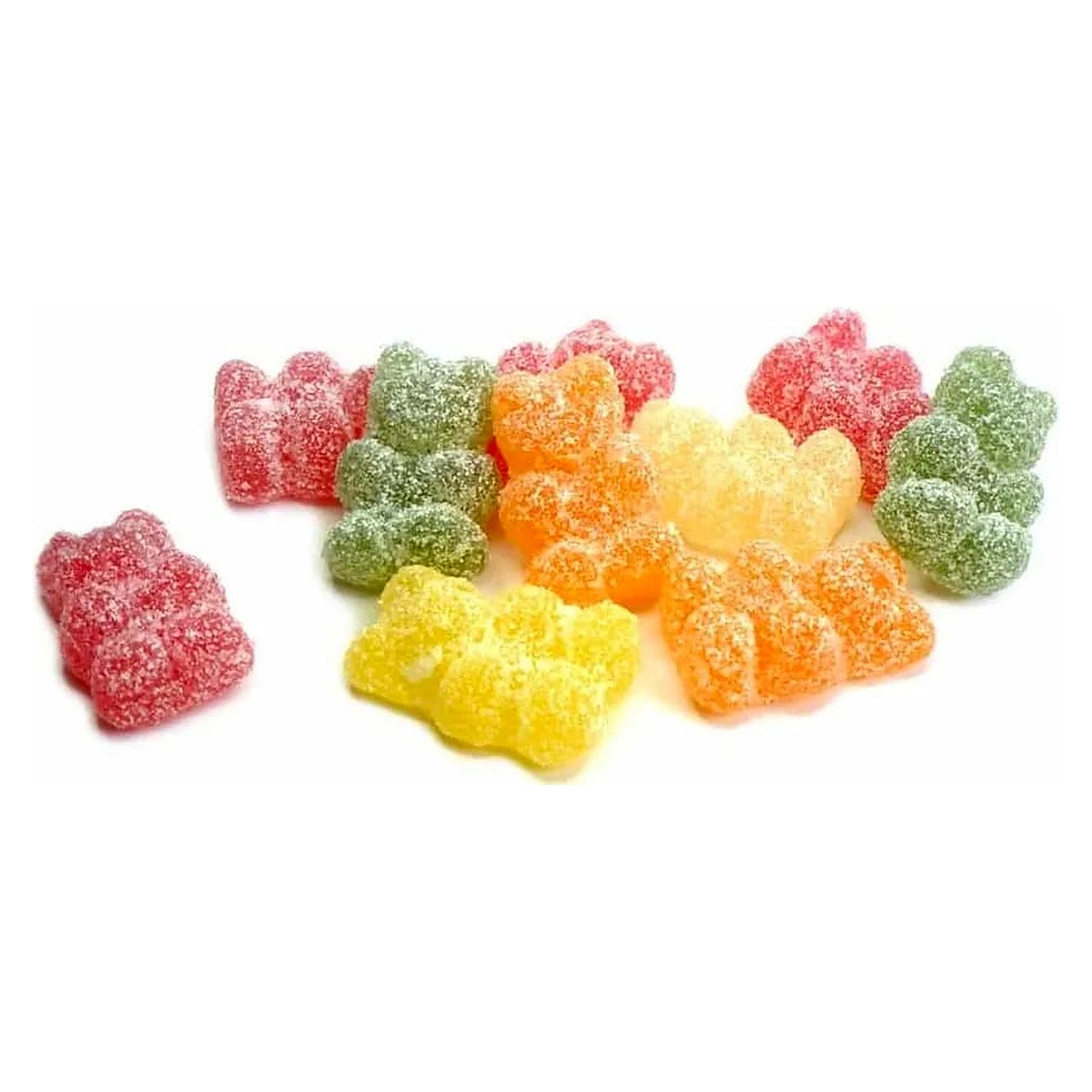 Zure mix met zure beertjes, zure colaflesjes, blauwe spenen en zure veters