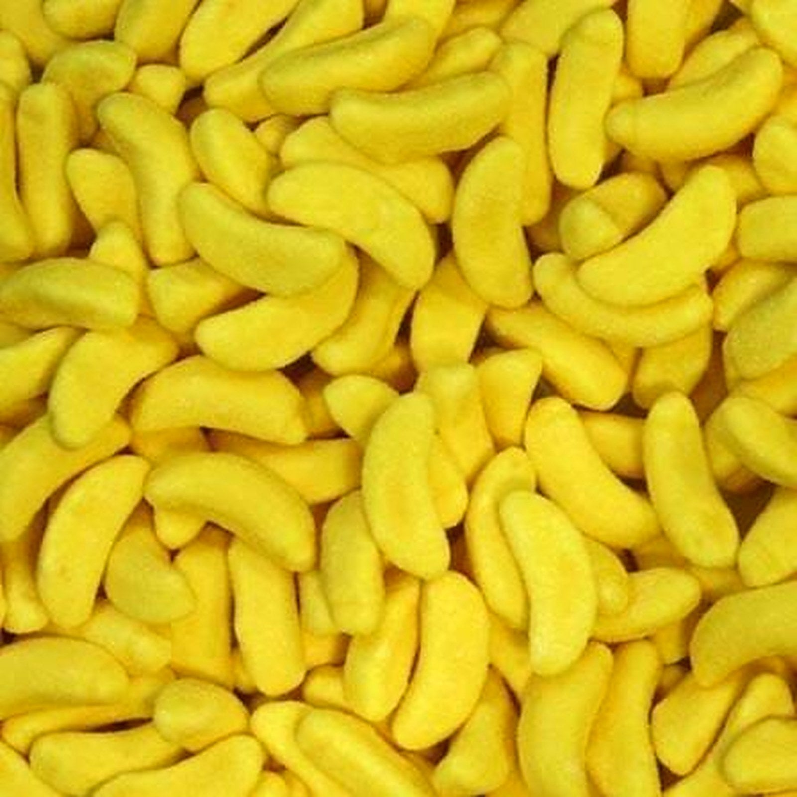 Gele schuimbananen, luchtig en mat